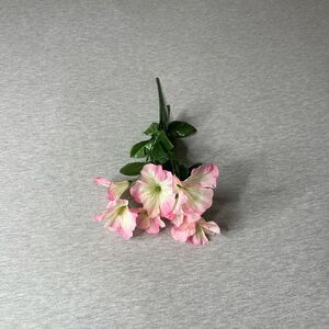 Artificial Faux Pink Paper Roses Floral Arrangement
